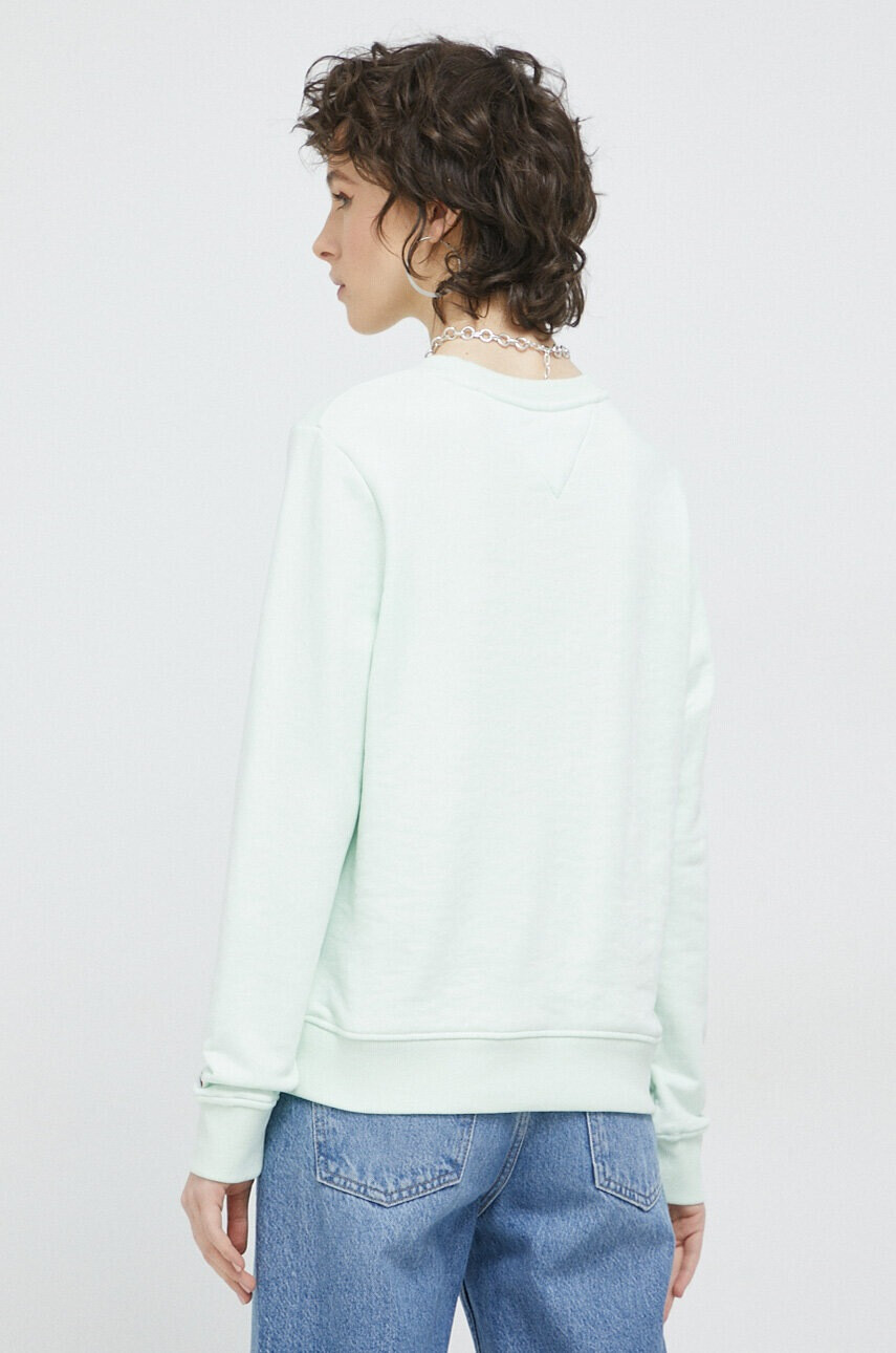 Tommy Jeans Суичър в зелено с апликация - Pepit.bg