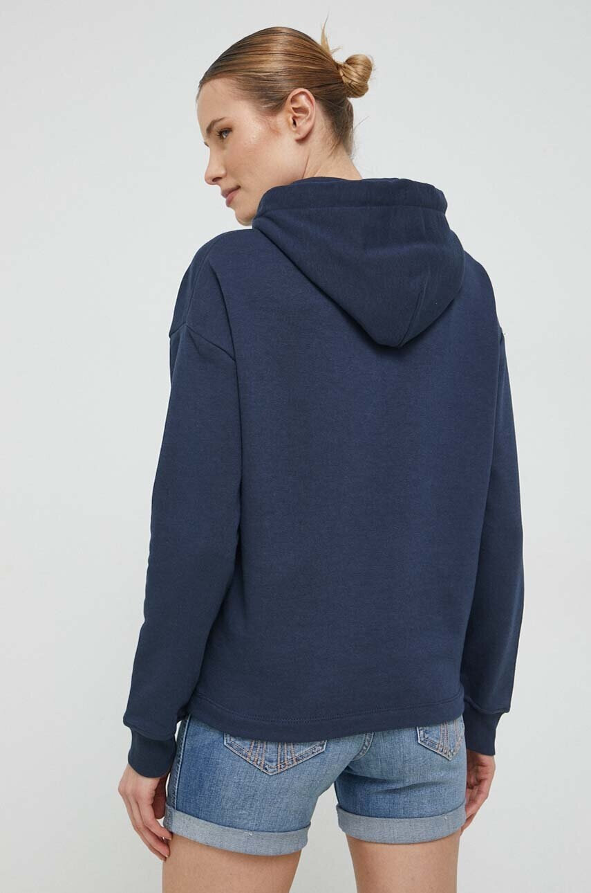 Tommy Jeans Суичър в тъмносиньо с качулка с принт - Pepit.bg