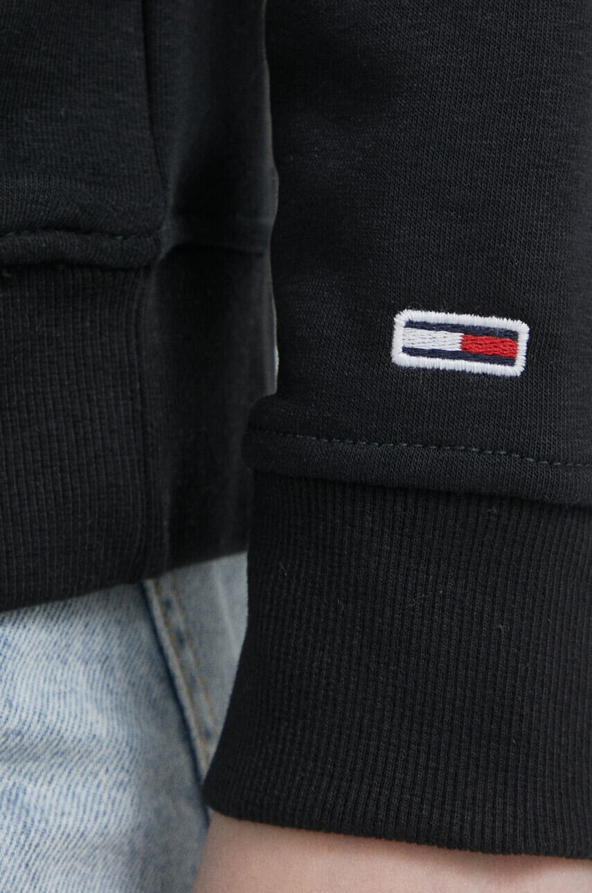 Tommy Jeans Суичър в черно с апликация - Pepit.bg