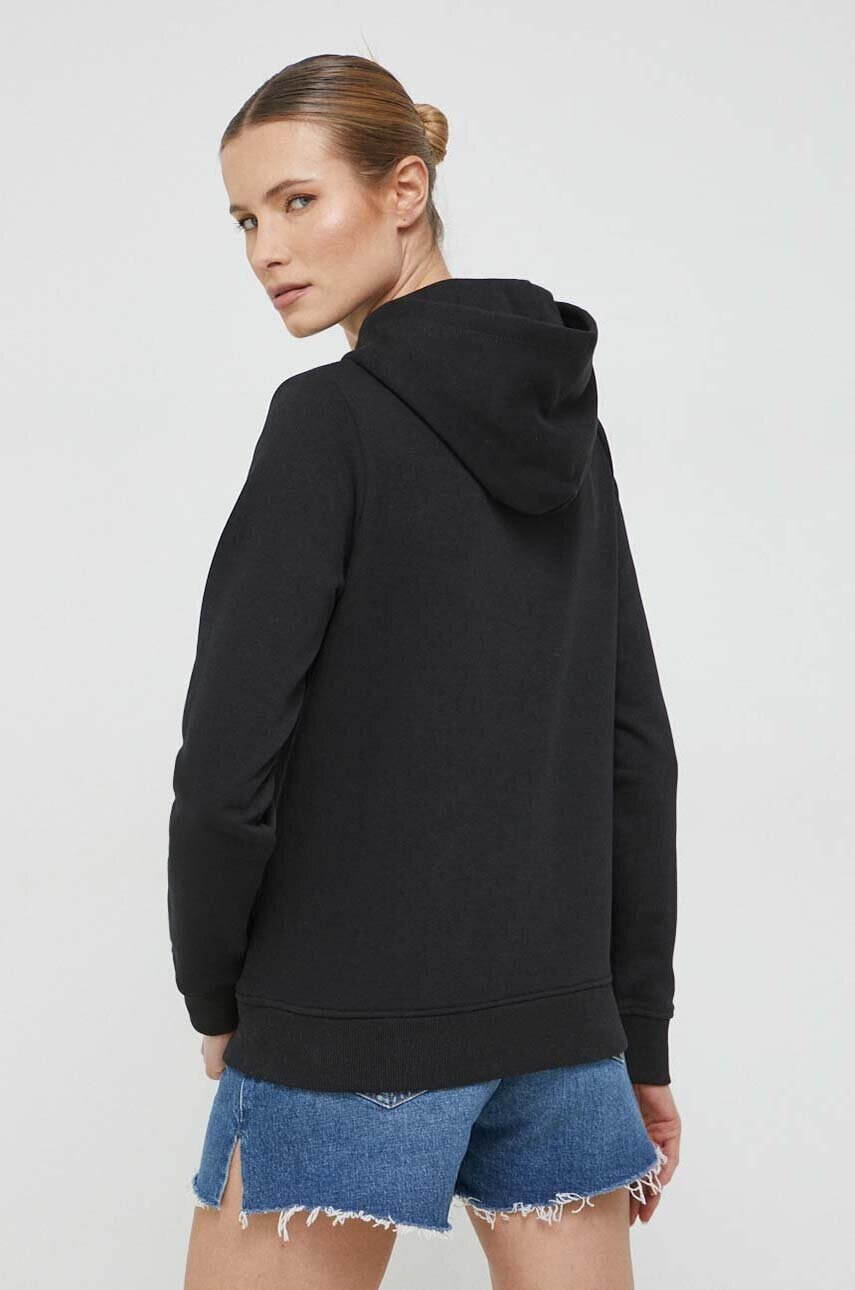 Tommy Jeans Суичър в черно с качулка с принт - Pepit.bg