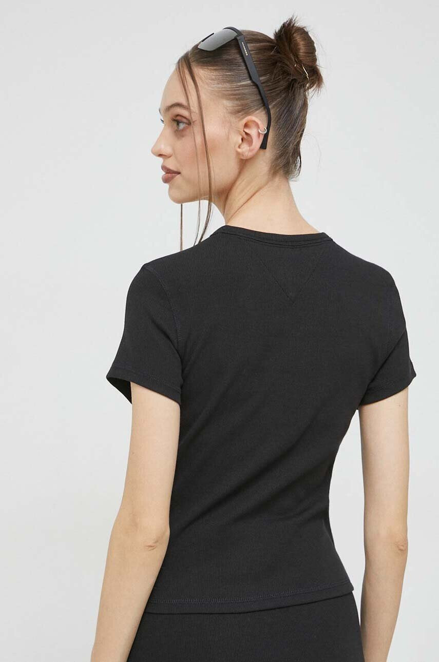Tommy Jeans Тениска в черно - Pepit.bg