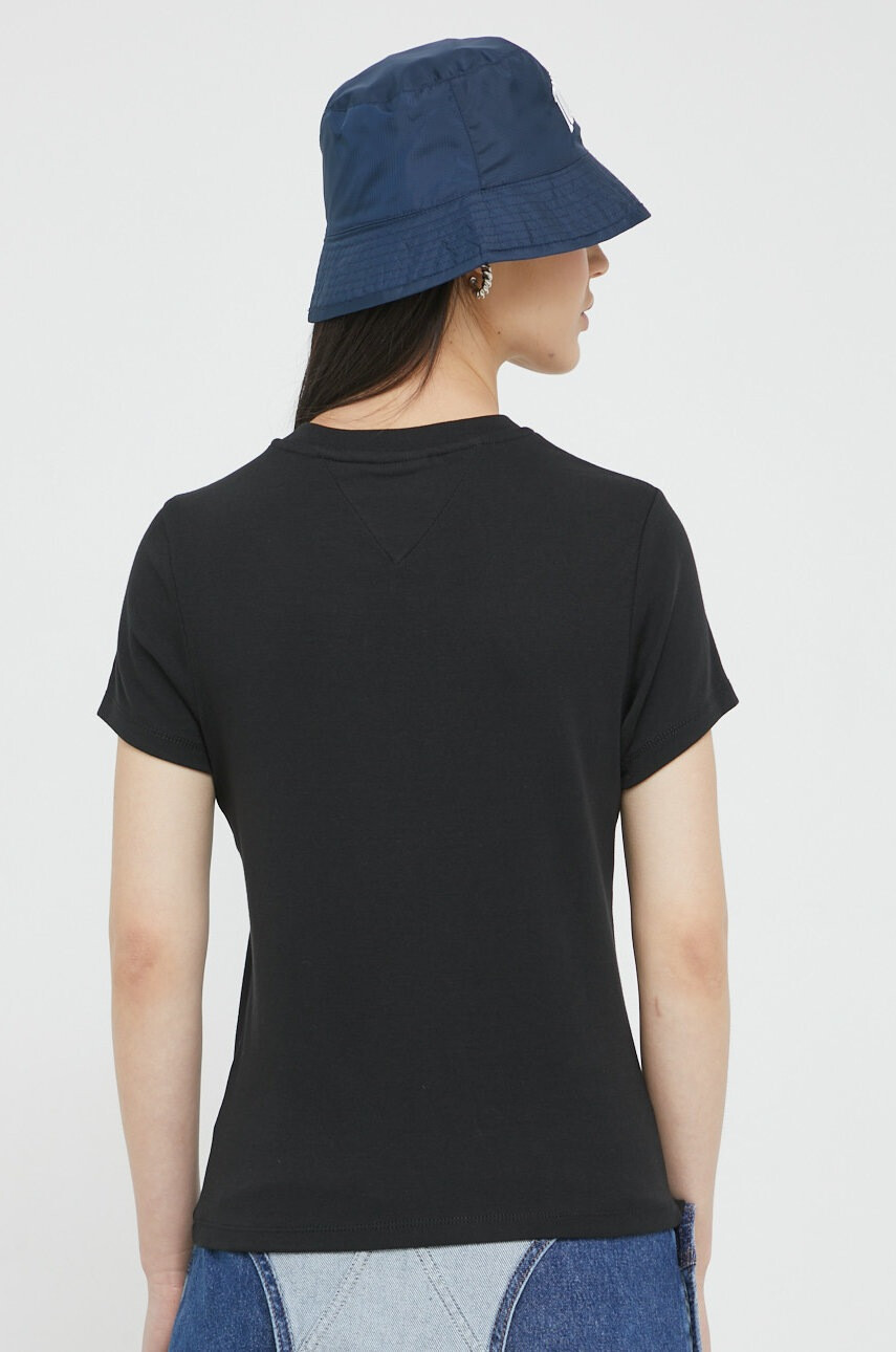 Tommy Jeans Тениска в черно - Pepit.bg