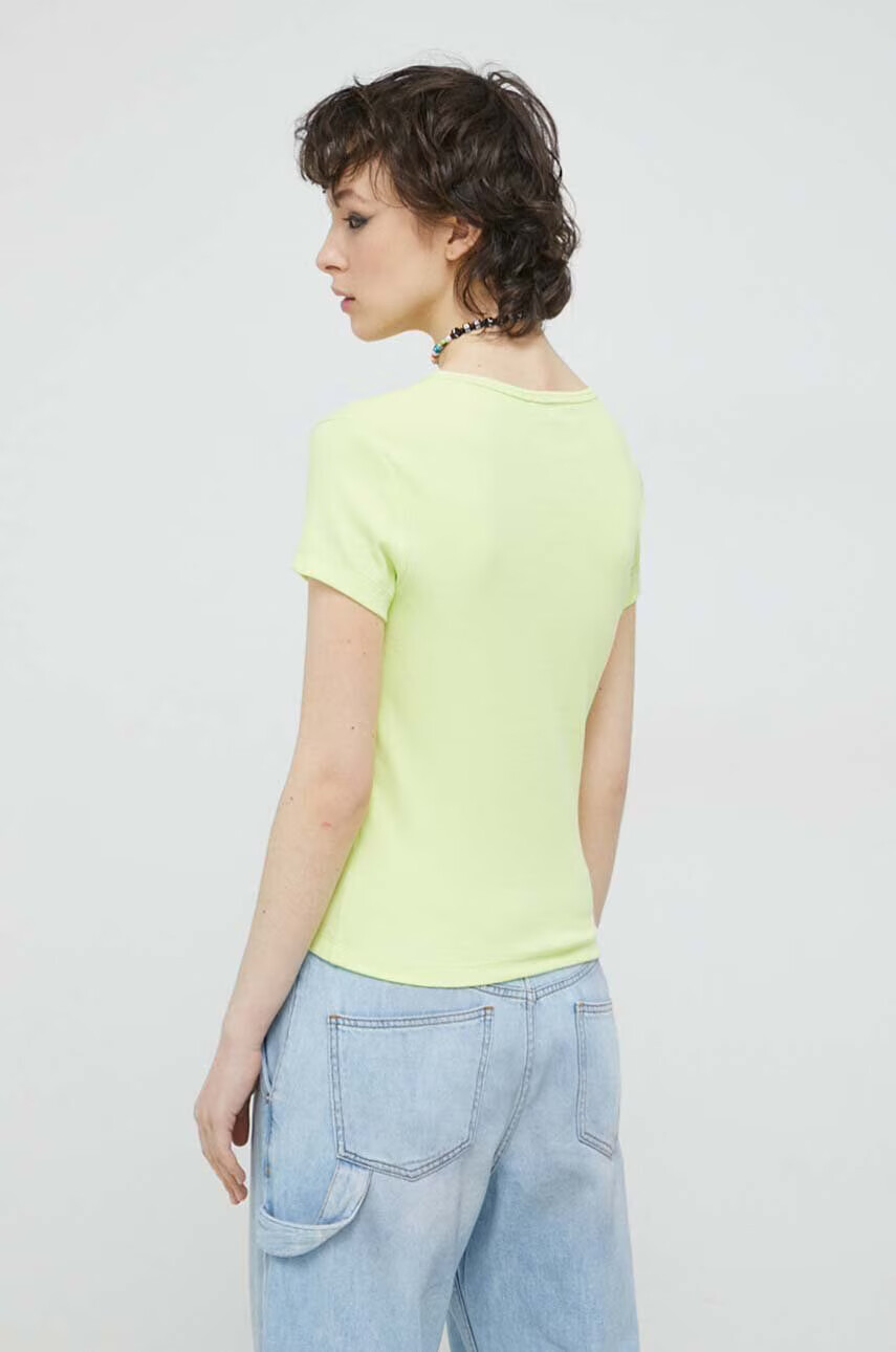 Tommy Jeans Тениска в жълто - Pepit.bg