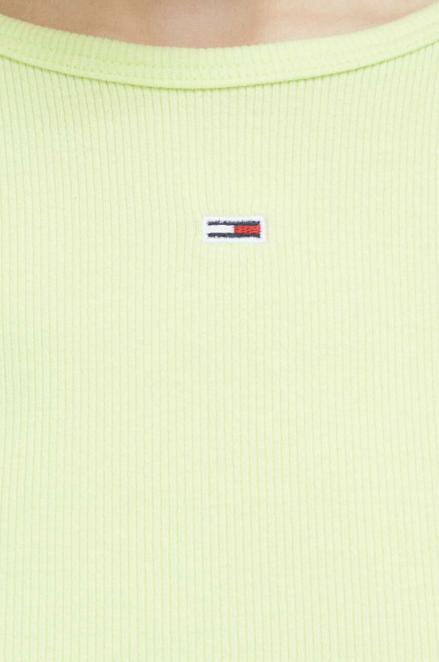 Tommy Jeans Тениска в жълто - Pepit.bg