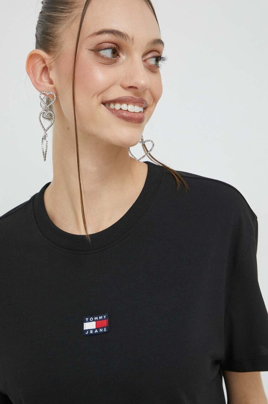 Tommy Jeans Тениска в черно - Pepit.bg