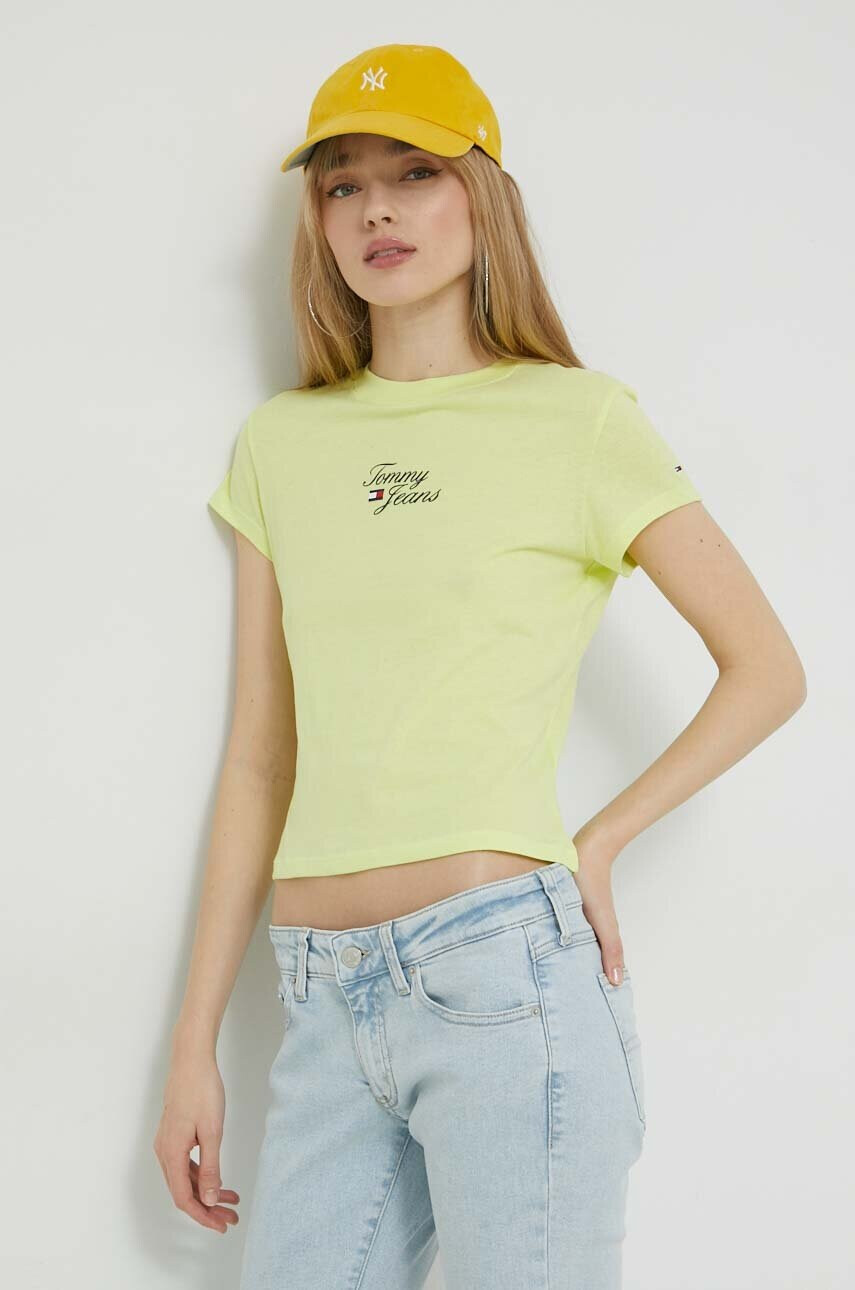 Tommy Jeans Тениска в зелено - Pepit.bg