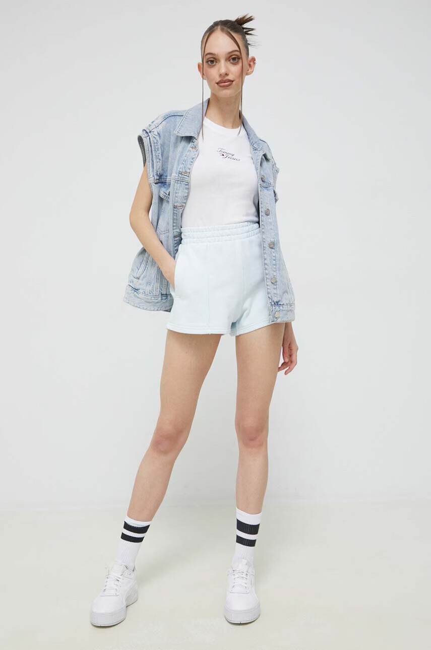 Tommy Jeans Тениска в бяло - Pepit.bg