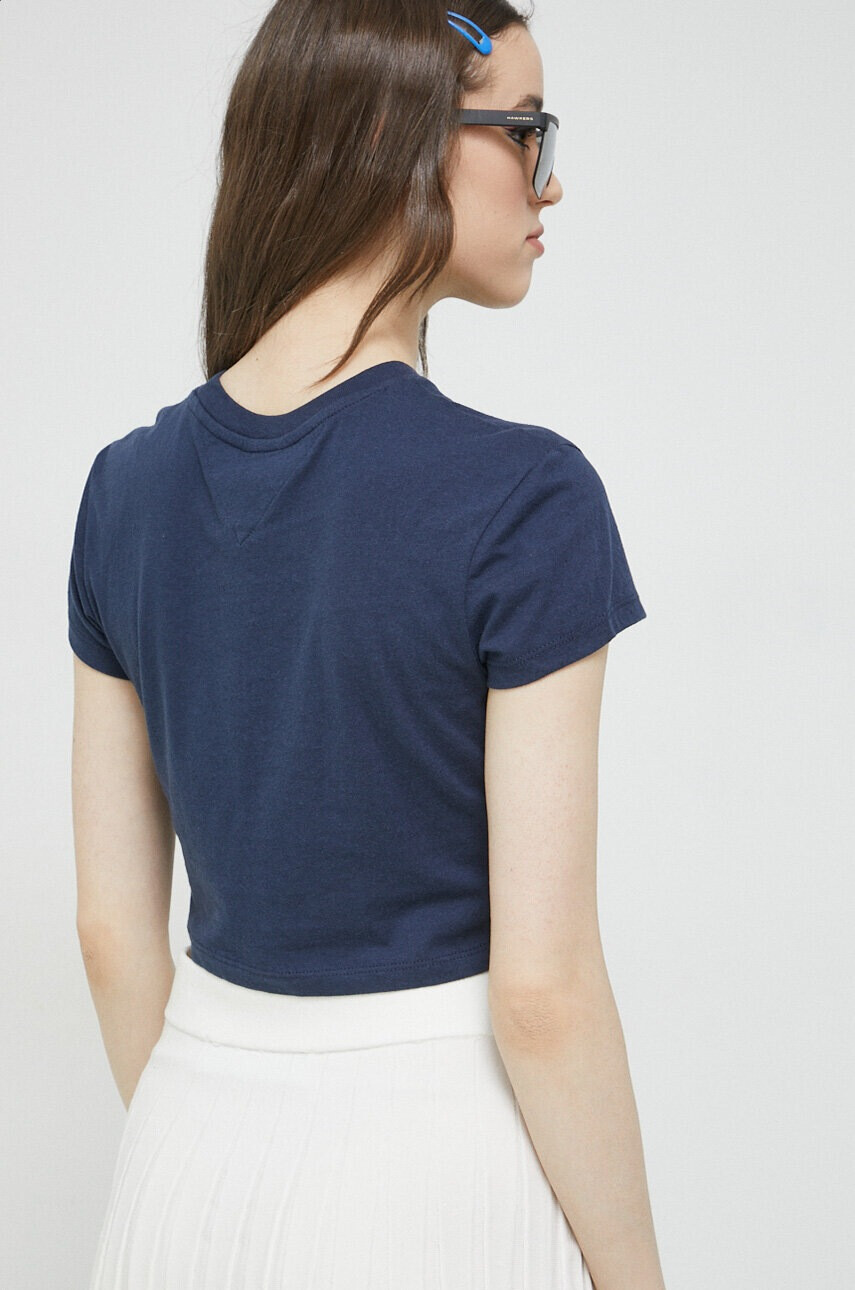 Tommy Jeans Тениска в тъмносиньо - Pepit.bg