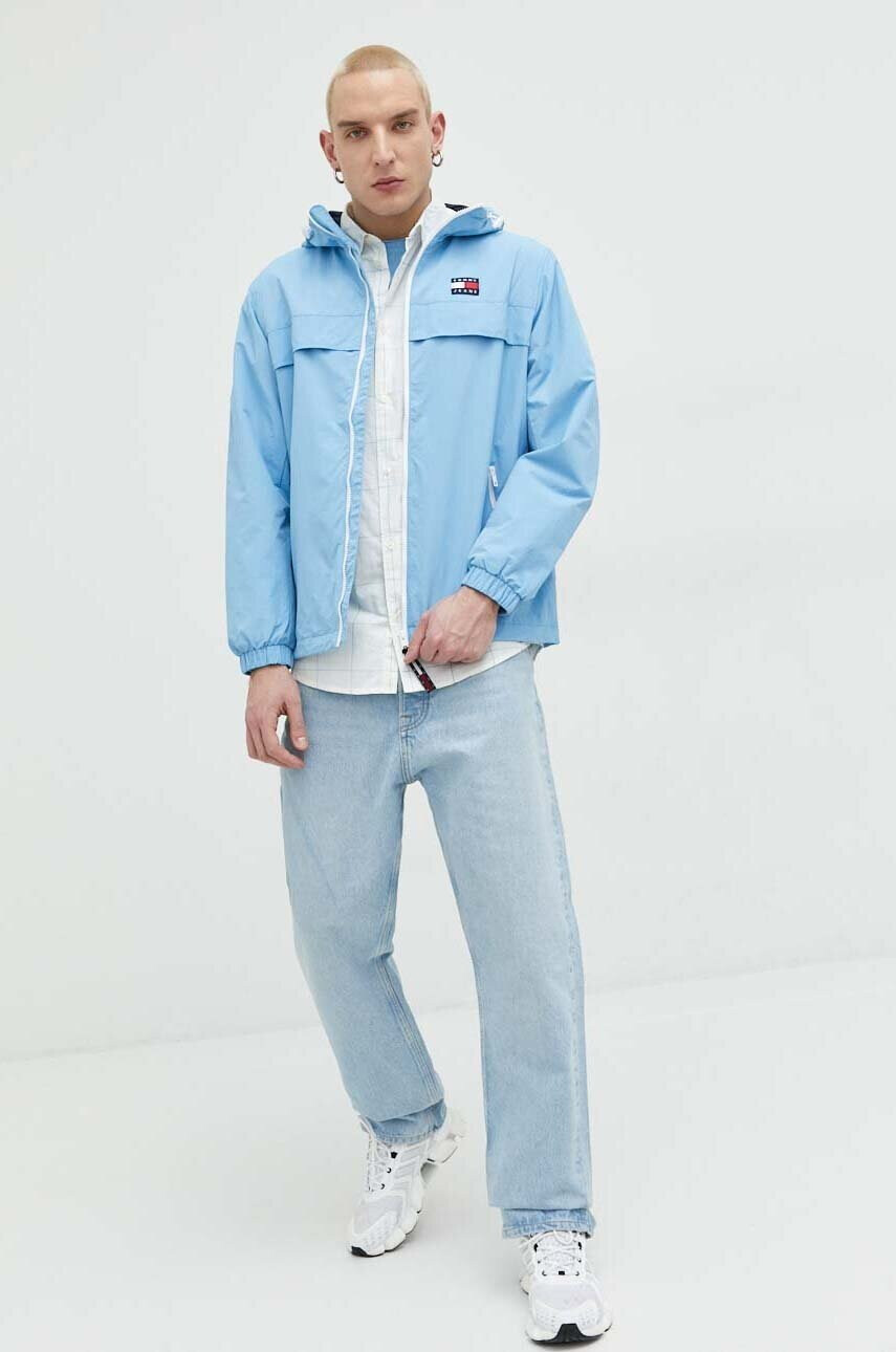 Tommy Jeans Тениска в тъмносиньо - Pepit.bg