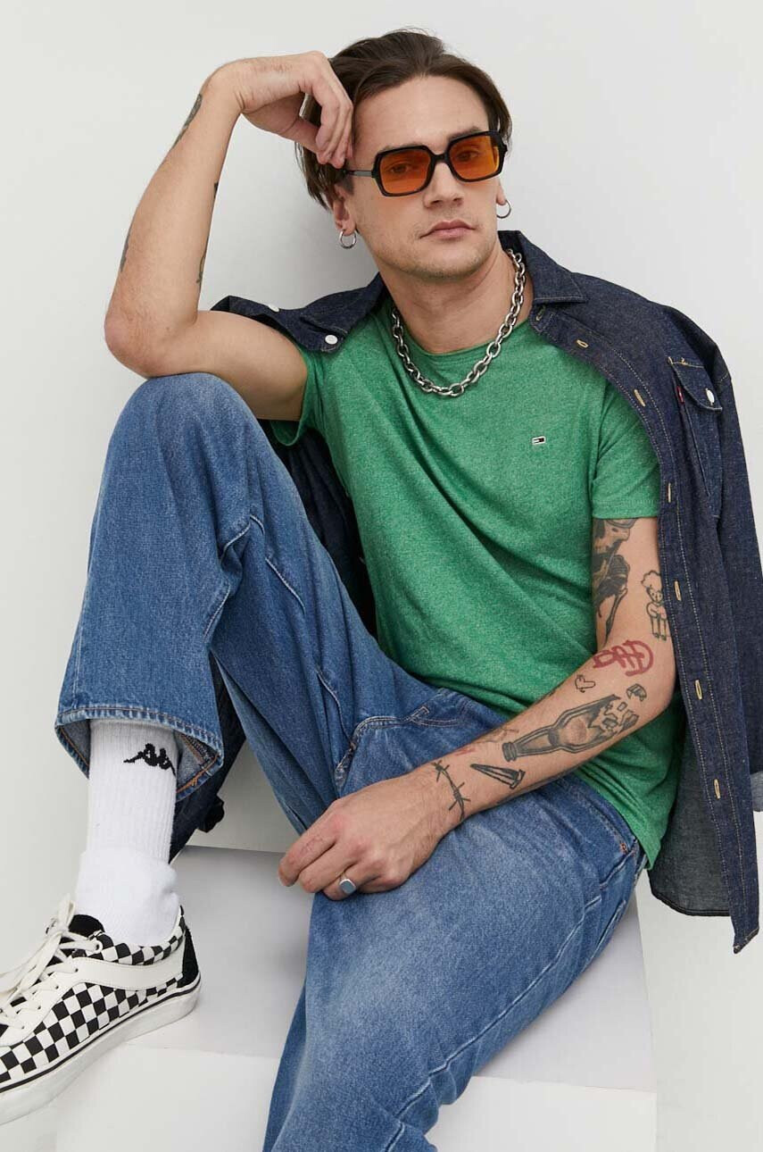 Tommy Jeans Тениска в бяло - Pepit.bg