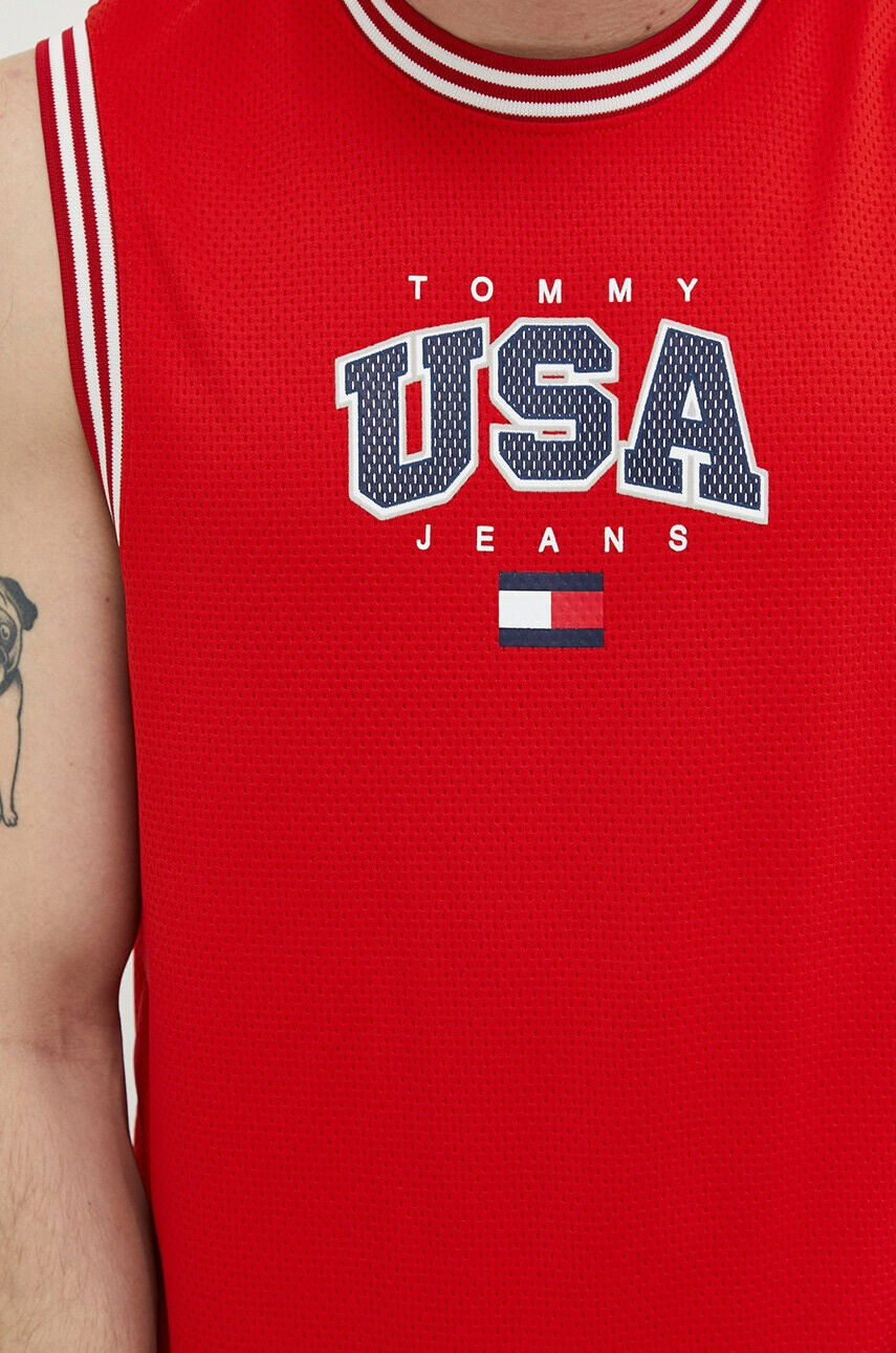 Tommy Jeans Тениска в розово - Pepit.bg