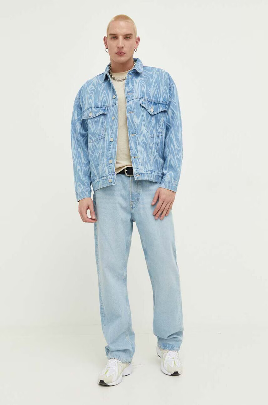 Tommy Jeans Тениска в бежово меланж на - Pepit.bg
