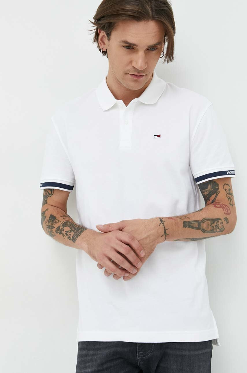 Tommy Jeans Тениска с яка - Pepit.bg