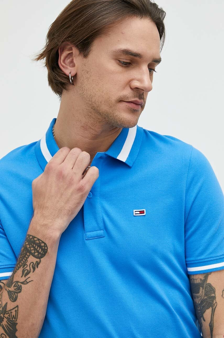 Tommy Jeans Тениска с яка - Pepit.bg