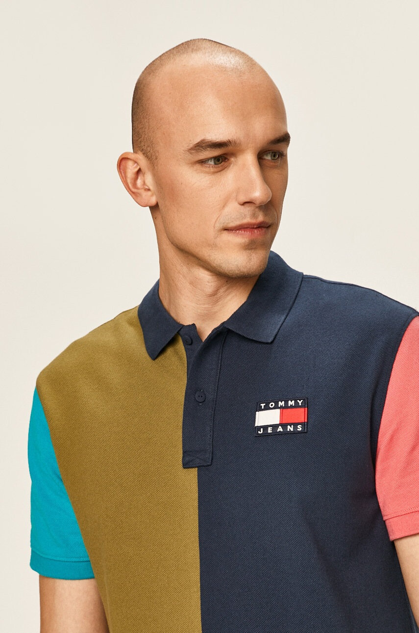 Tommy Jeans Тениска с яка - Pepit.bg