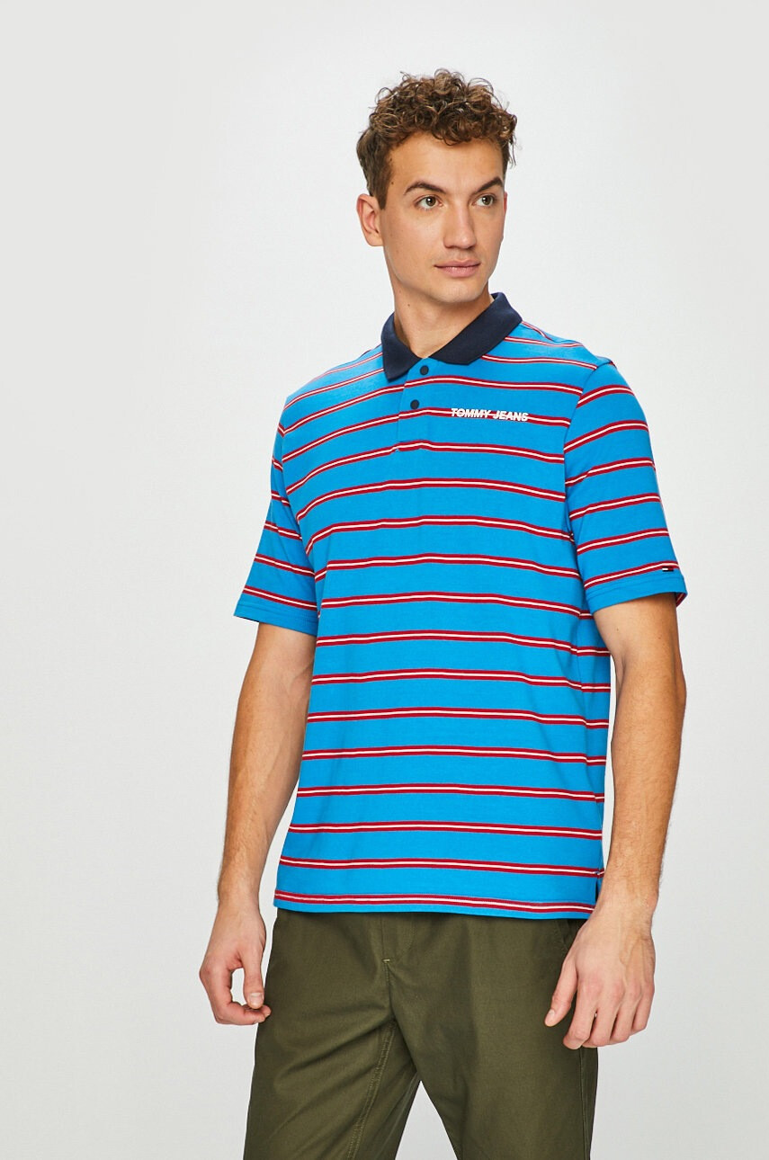 Tommy Jeans Тениска с яка - Pepit.bg
