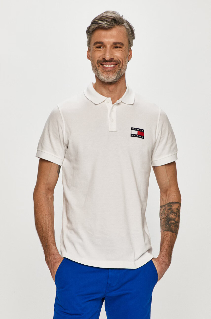 Tommy Jeans Тениска с яка - Pepit.bg