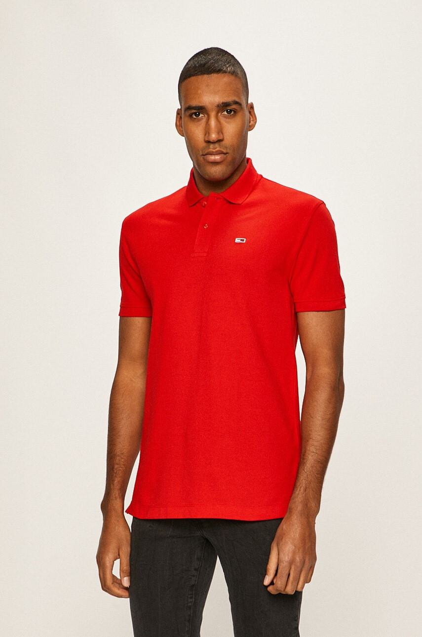 Tommy Jeans Тениска с яка - Pepit.bg