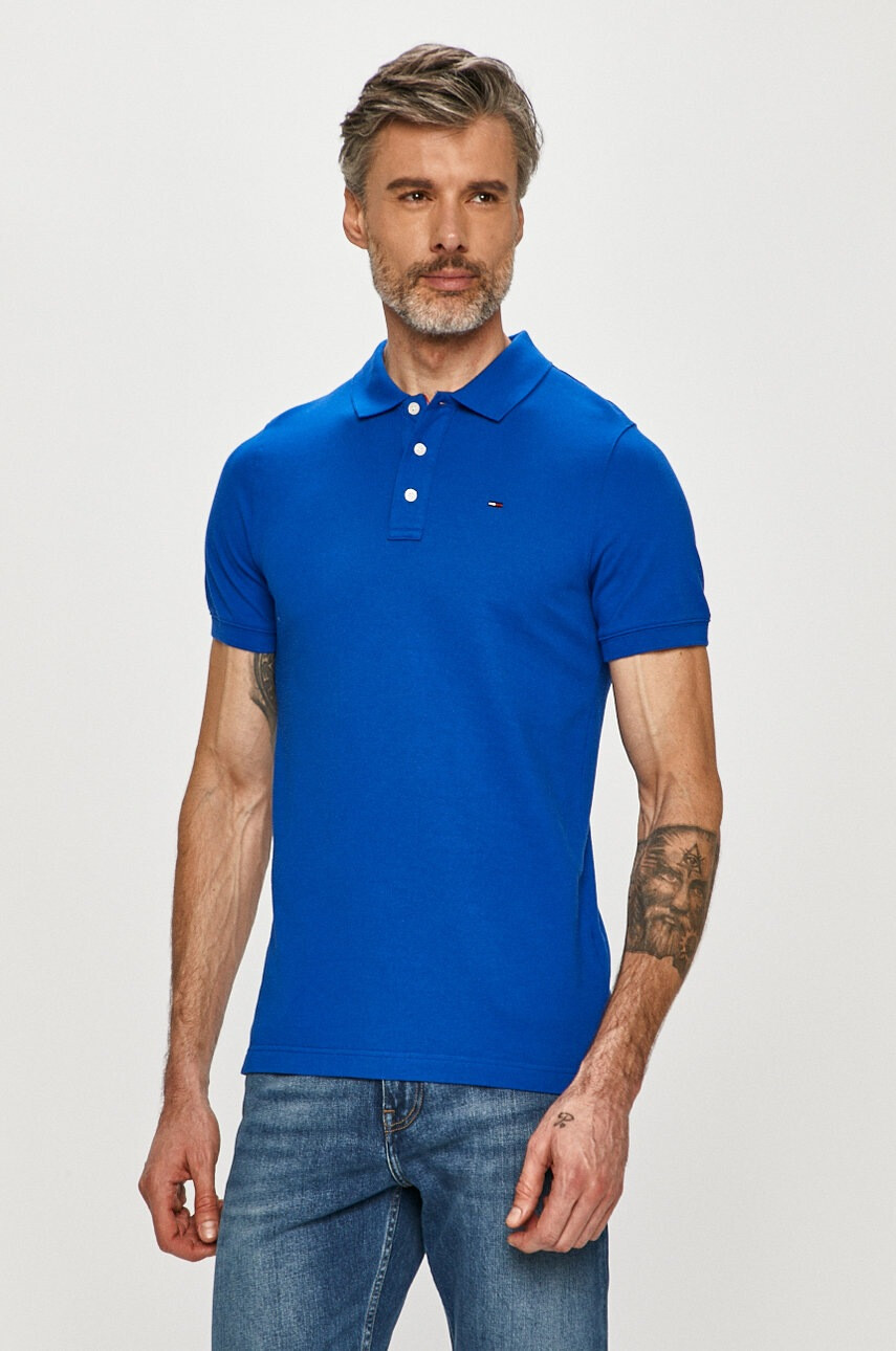 Tommy Jeans Тениска с яка - Pepit.bg