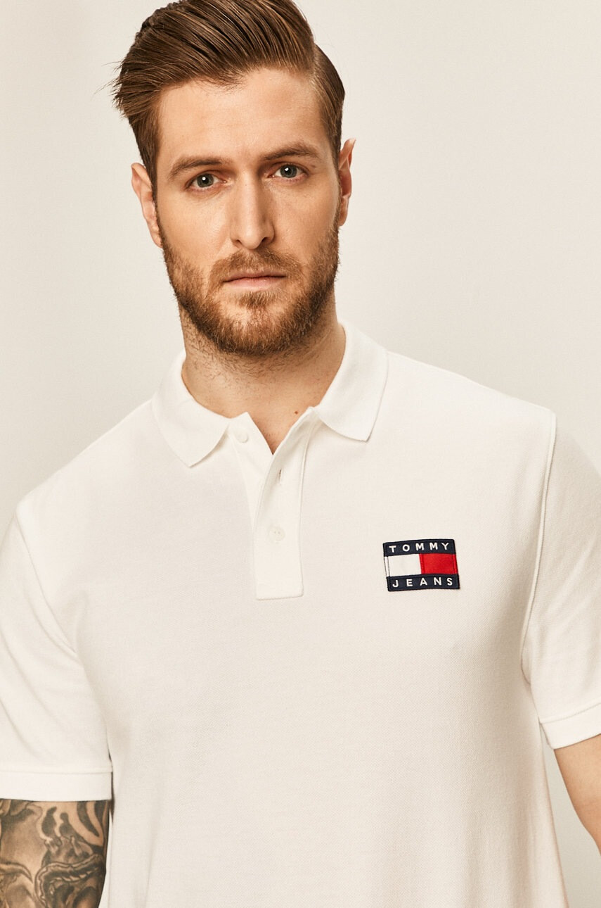 Tommy Jeans Тениска с яка - Pepit.bg