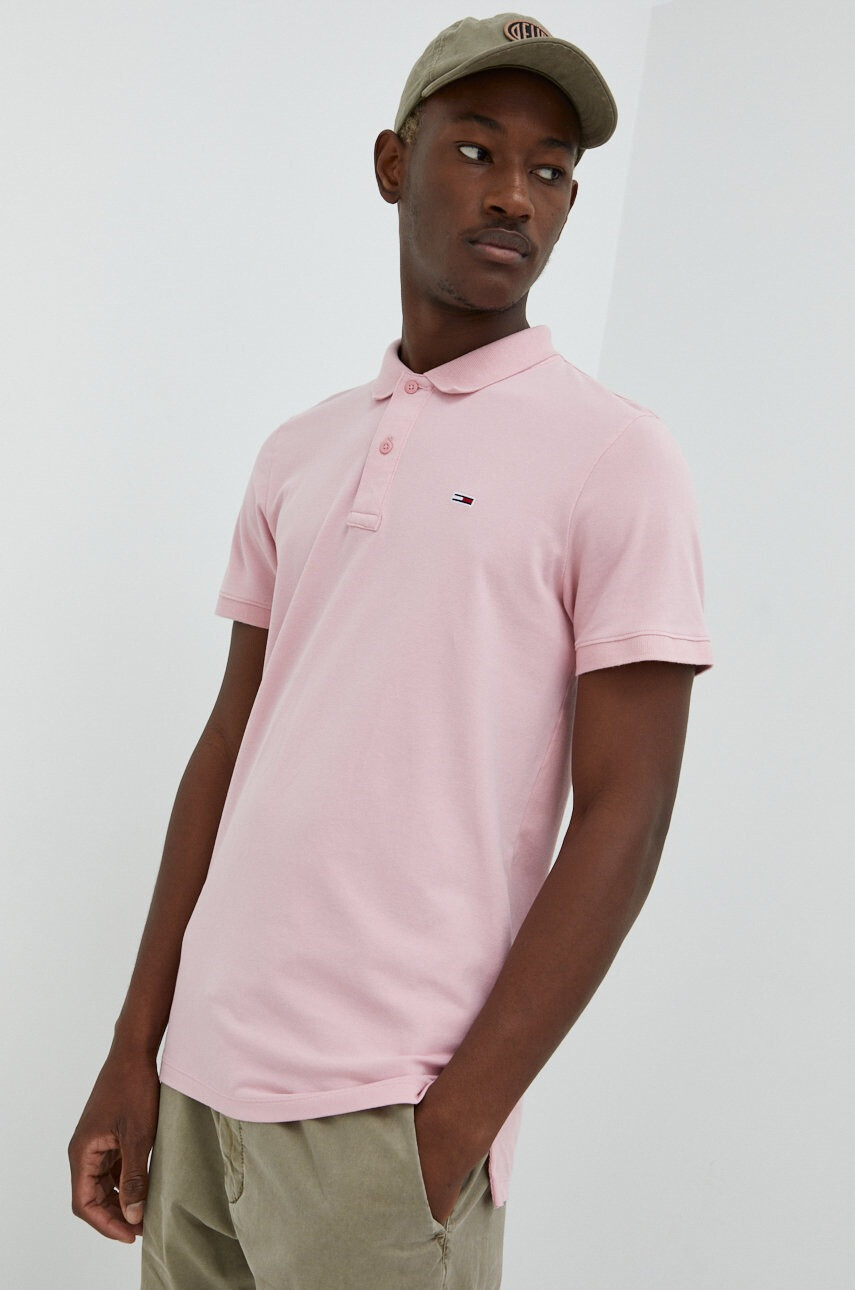 Tommy Jeans Тениска с яка - Pepit.bg