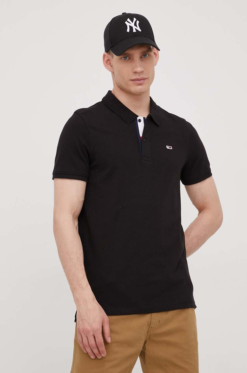 Tommy Jeans Тениска с яка - Pepit.bg