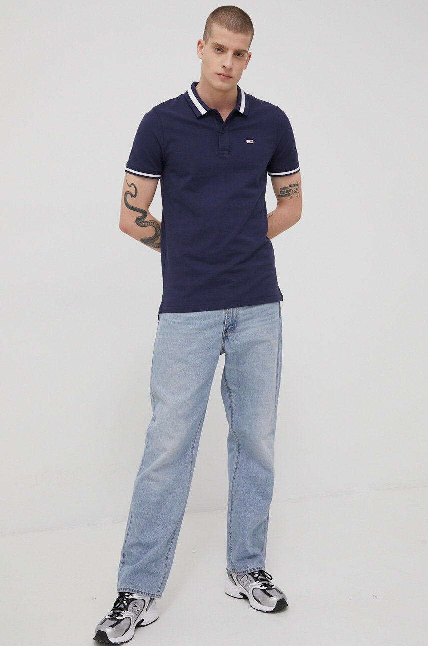 Tommy Jeans Тениска с яка - Pepit.bg