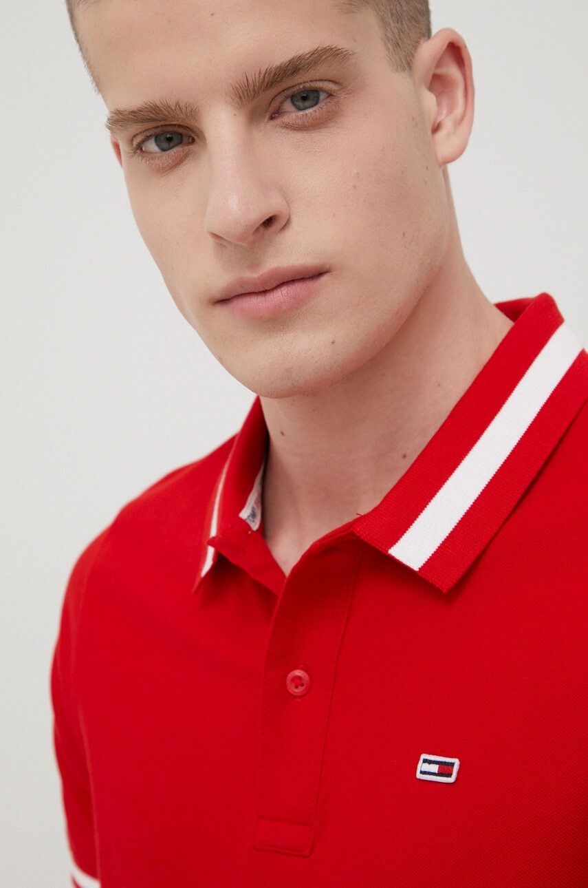Tommy Jeans Тениска с яка - Pepit.bg