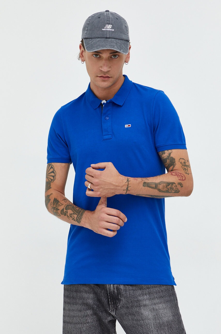 Tommy Jeans Тениска с яка - Pepit.bg
