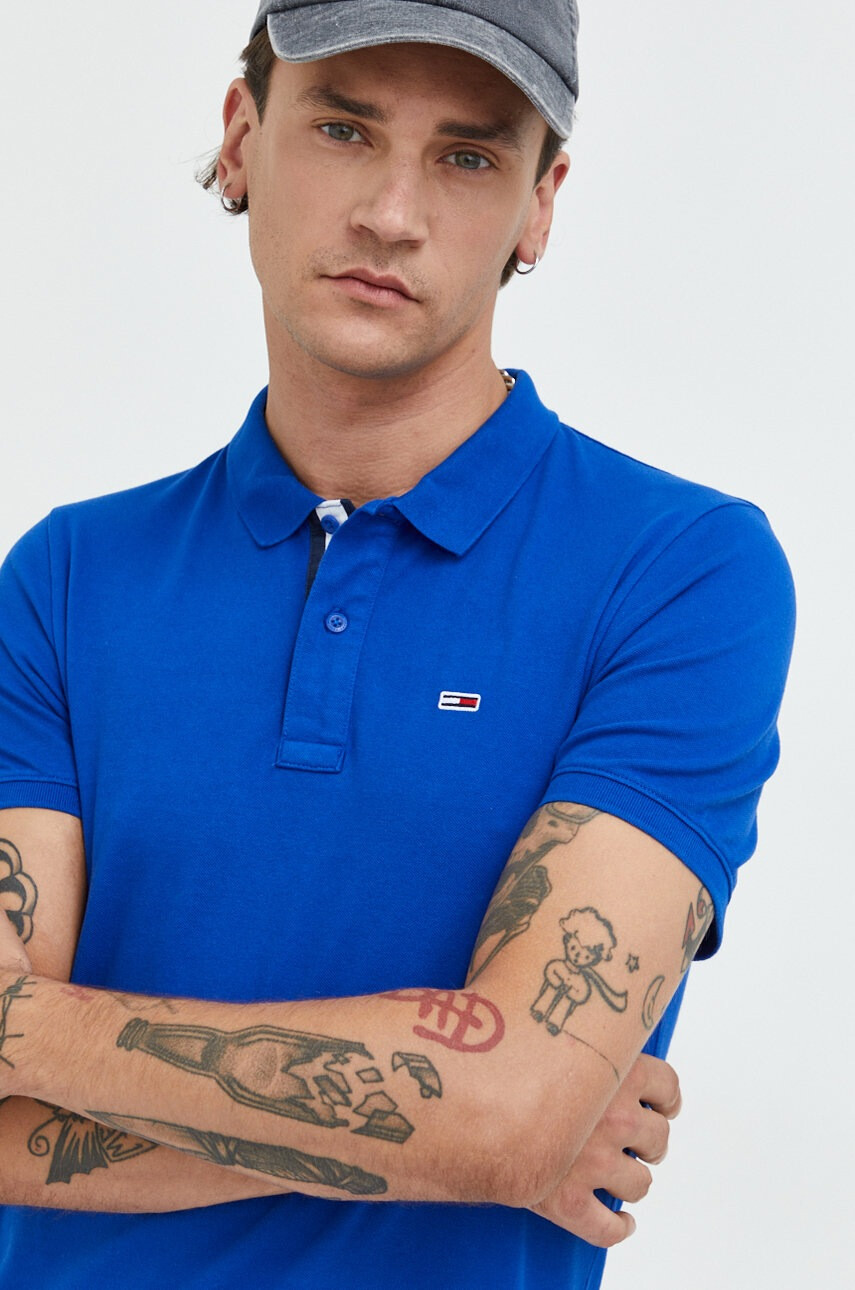 Tommy Jeans Тениска с яка - Pepit.bg