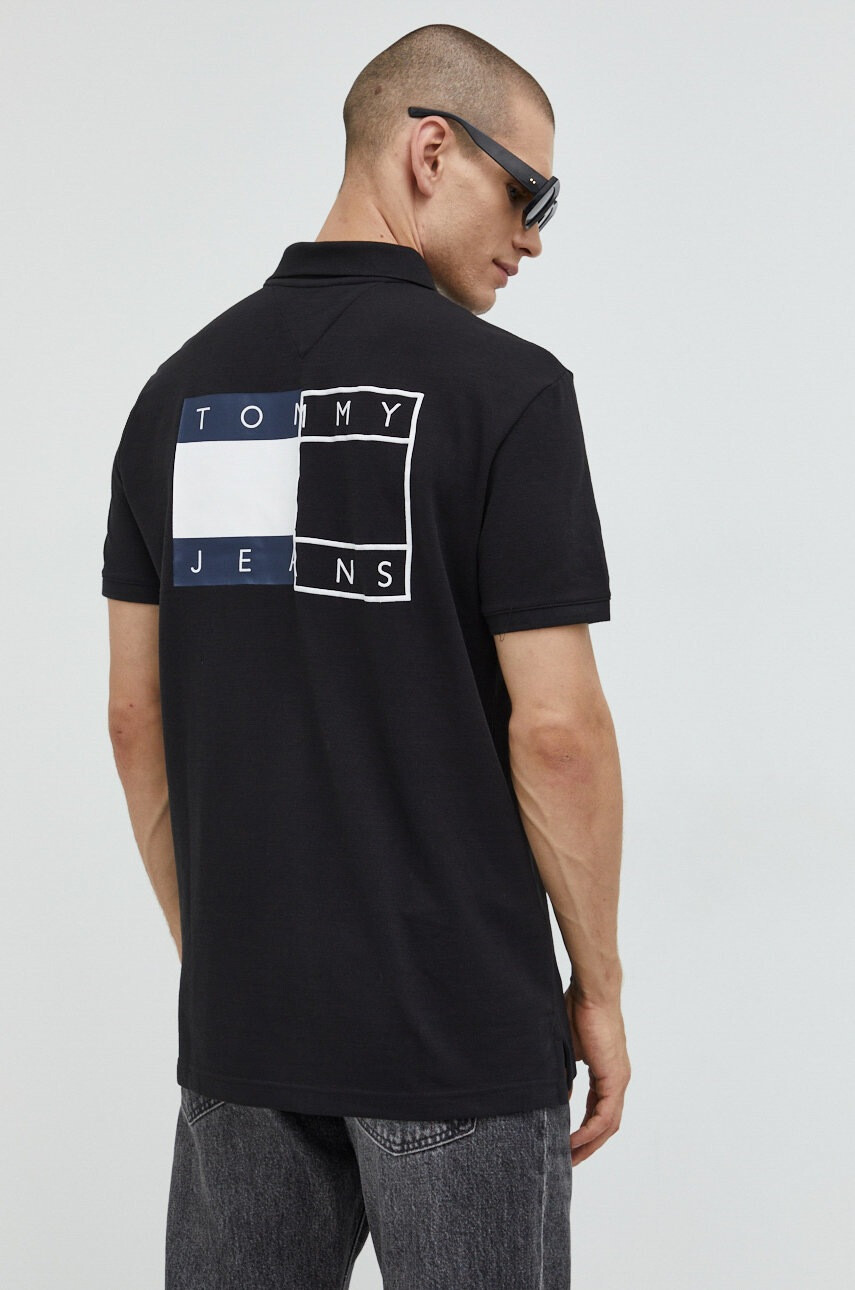 Tommy Jeans Тениска с яка - Pepit.bg