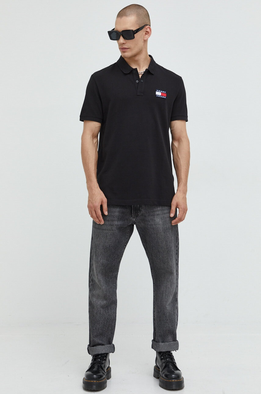 Tommy Jeans Тениска с яка - Pepit.bg