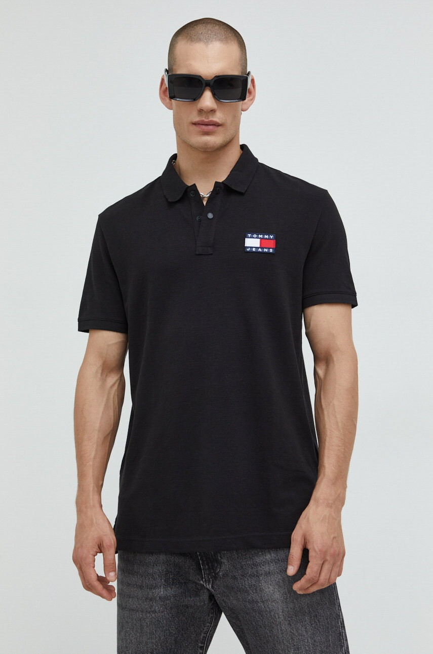 Tommy Jeans Тениска с яка - Pepit.bg