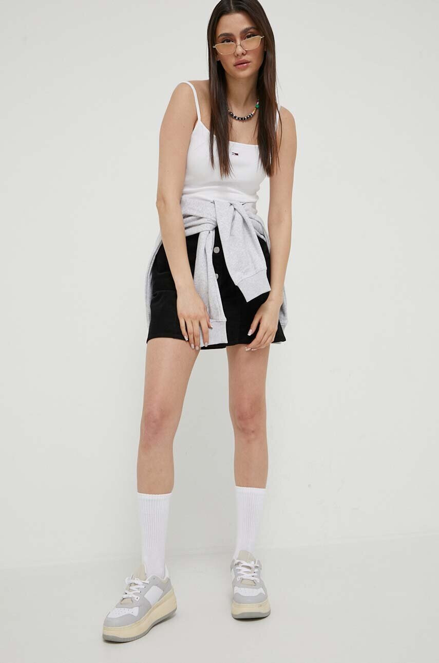 Tommy Jeans Топ (2 броя) дамски в бяло - Pepit.bg