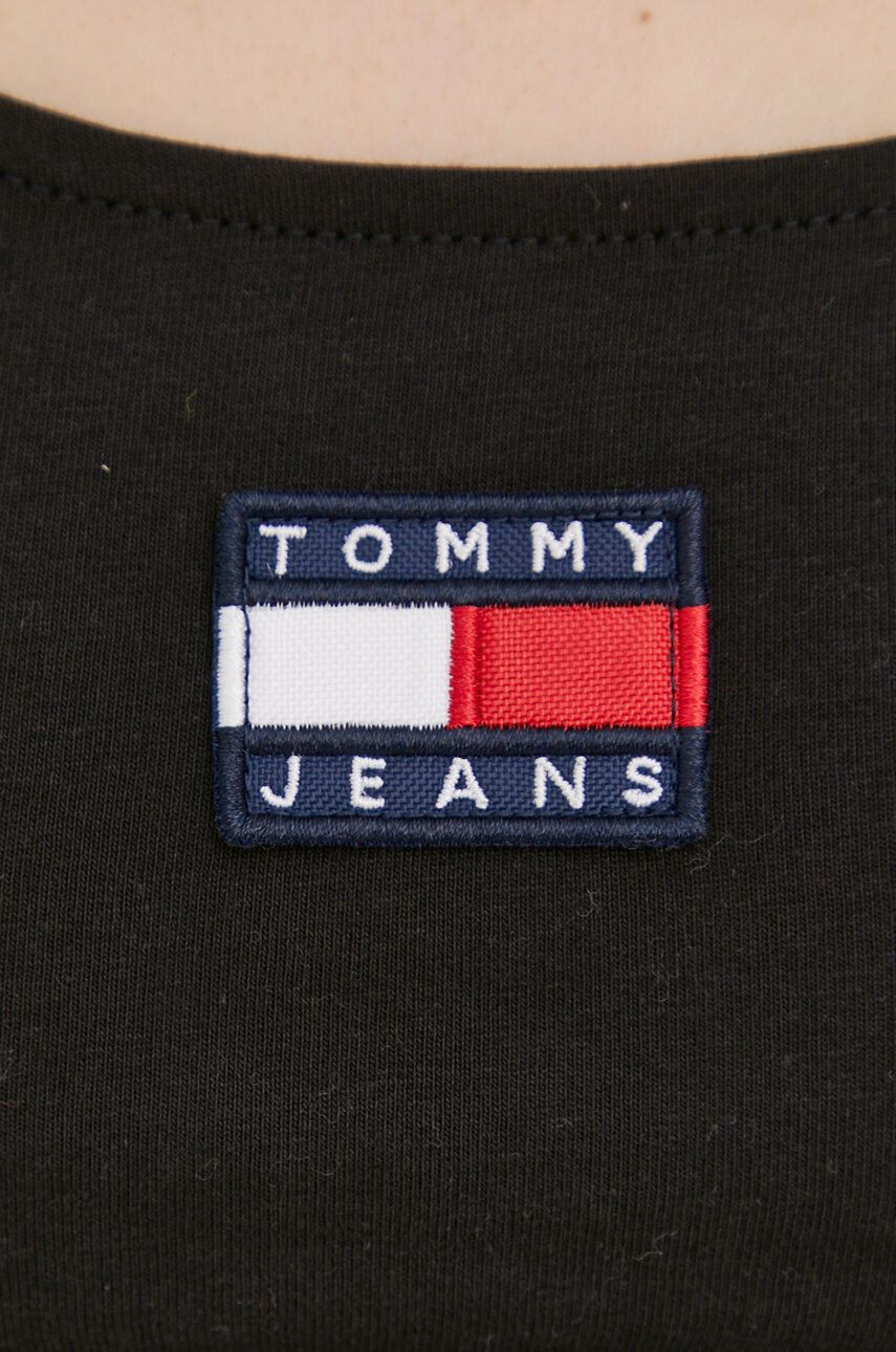 Tommy Jeans Топ дамски в черно - Pepit.bg