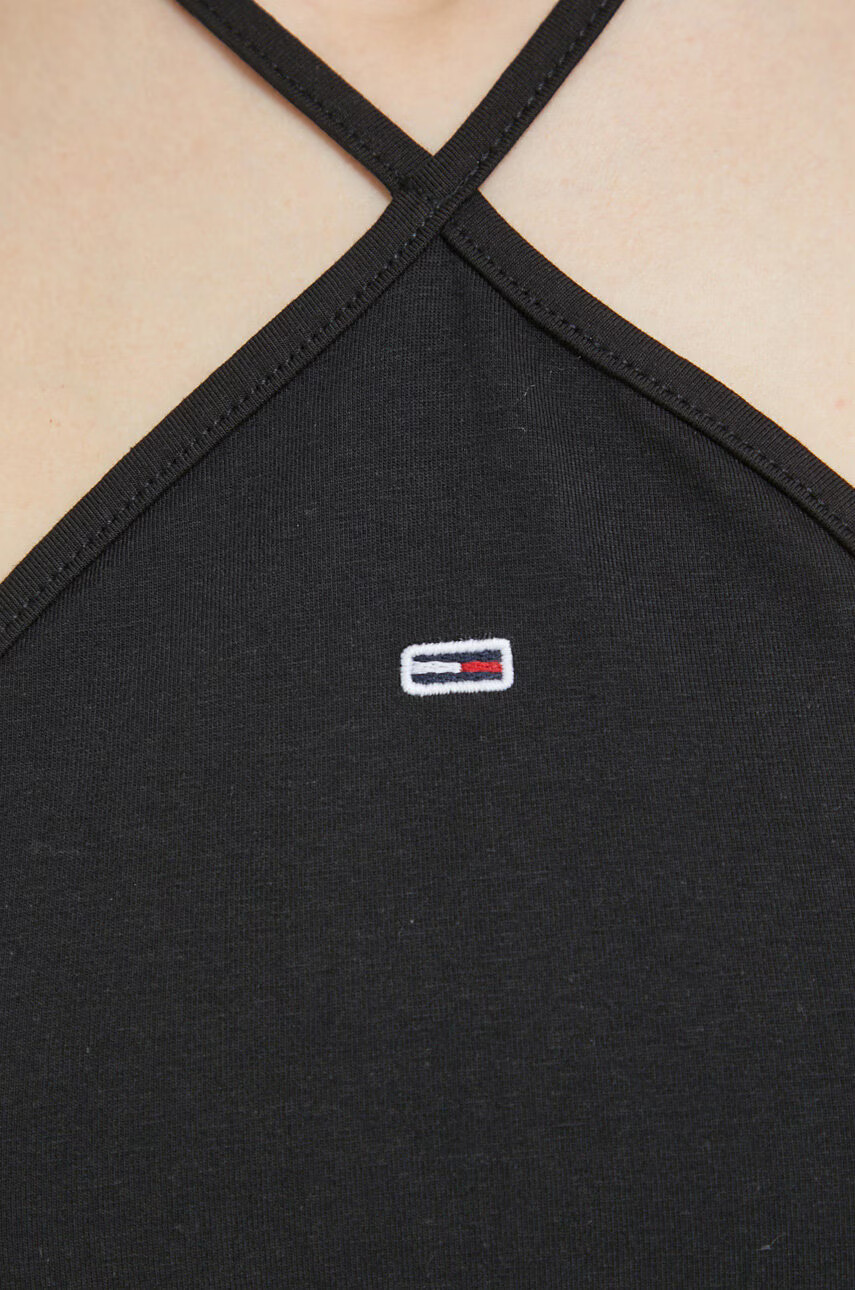 Tommy Jeans Топ дамски в бяло - Pepit.bg