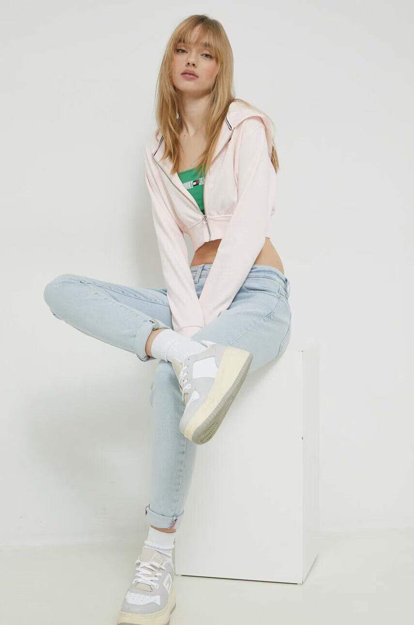 Tommy Jeans Топ дамски в зелено - Pepit.bg