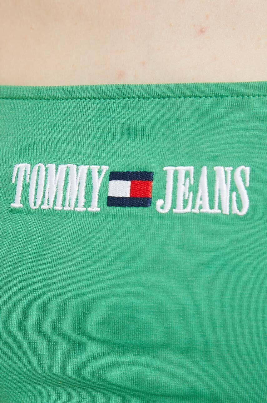 Tommy Jeans Топ дамски в зелено - Pepit.bg