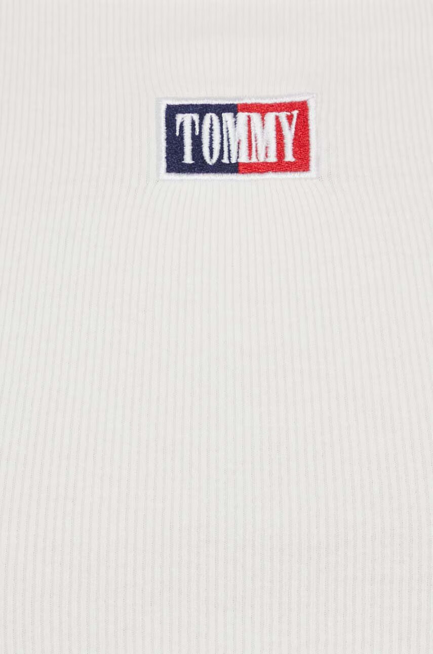 Tommy Jeans Топ дамски в бежово - Pepit.bg
