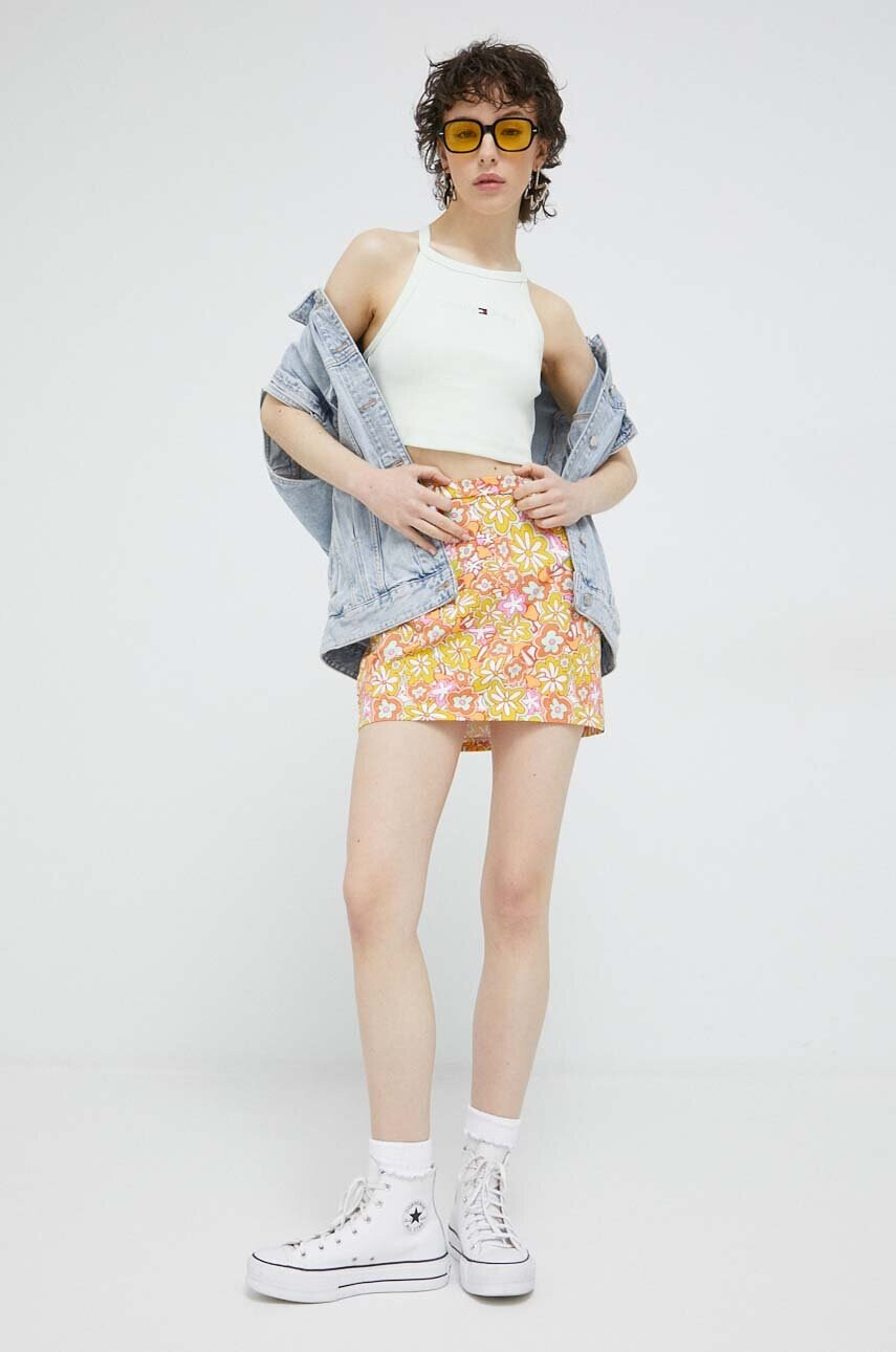 Tommy Jeans Топ дамски в сиво - Pepit.bg