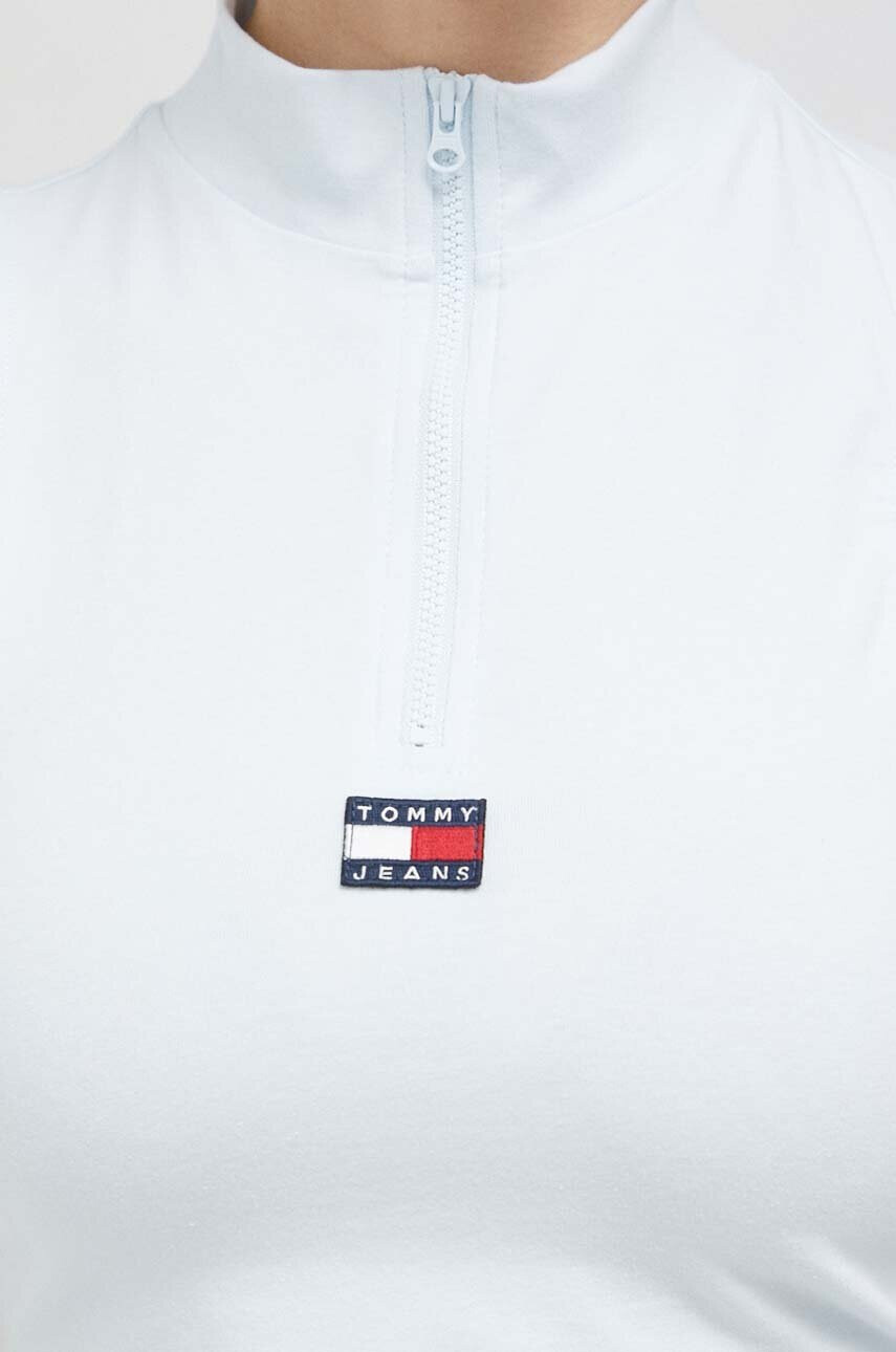 Tommy Jeans Топ дамски в синьо - Pepit.bg
