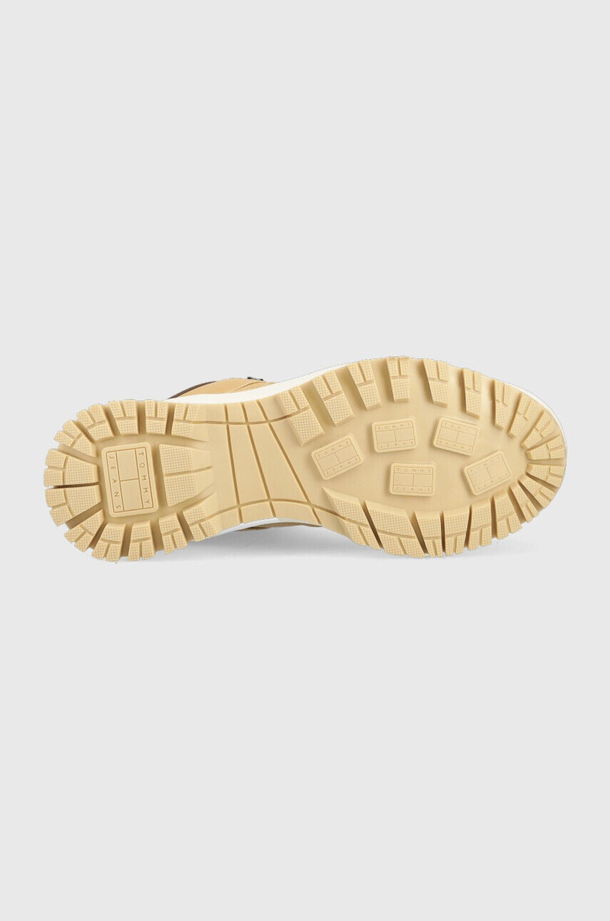 Tommy Jeans Туристически обувки Urban Boot в бежово - Pepit.bg