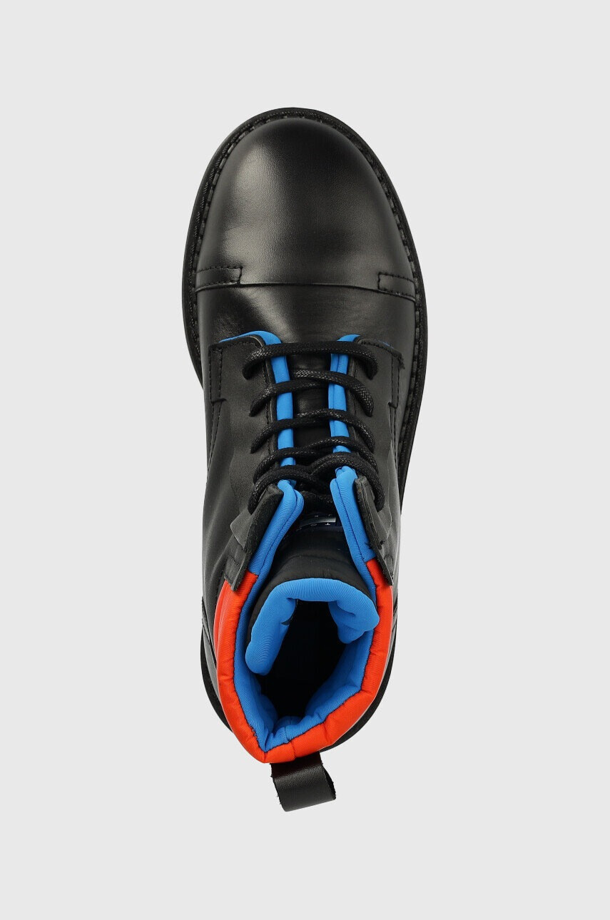 Tommy Jeans Туристически обувки Padded Lace Up Heritage Boot в черно - Pepit.bg