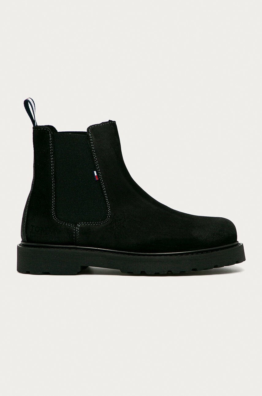 Tommy Jeans Велурени Боти Chelsea - Pepit.bg