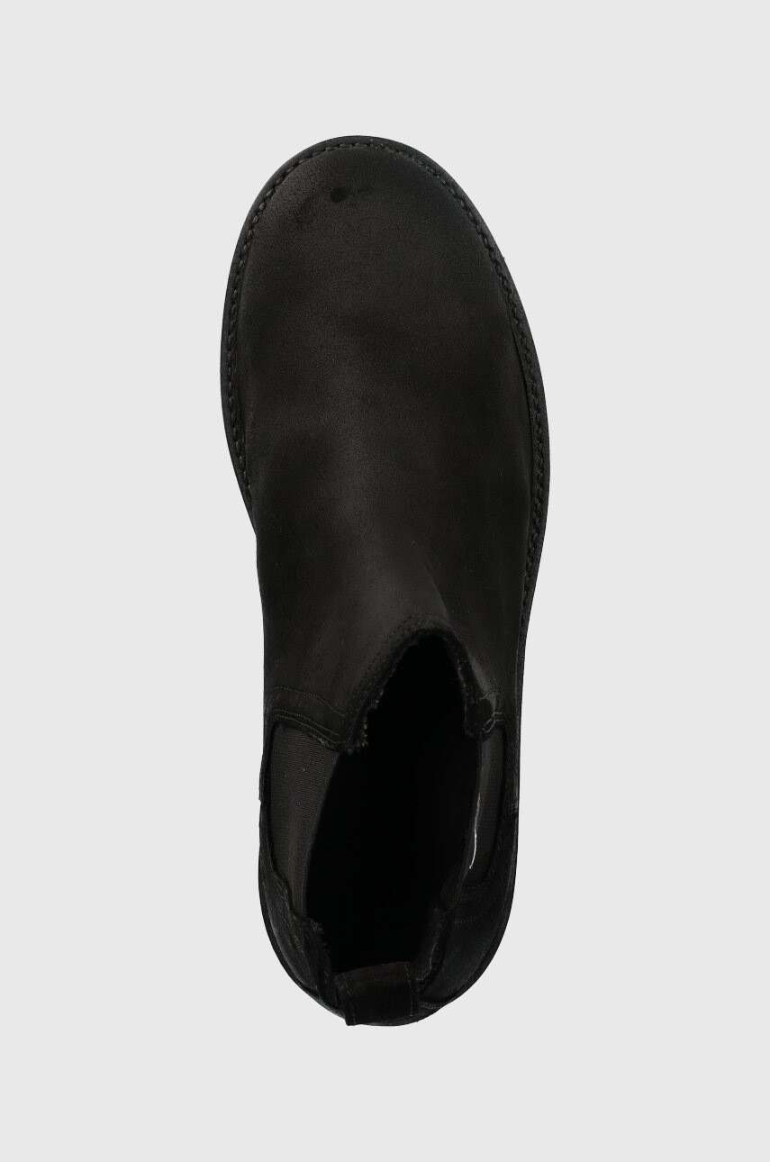 Tommy Jeans Велурени боти челси Classic Chelsea Boot в черно - Pepit.bg
