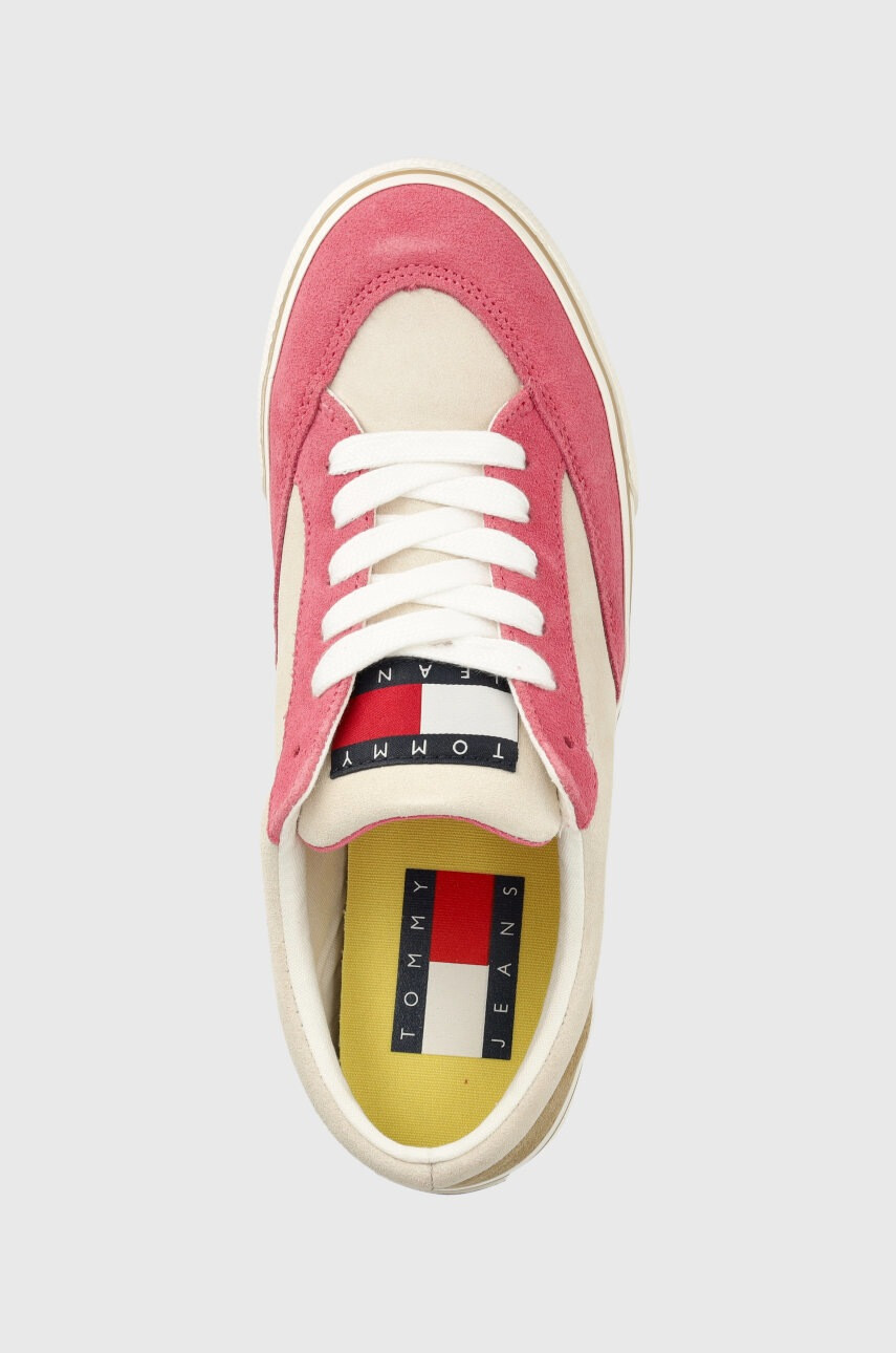 Tommy Jeans Велурени кецове - Pepit.bg
