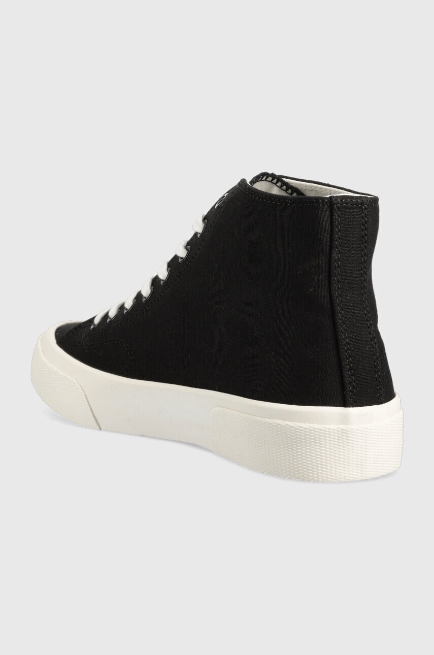 Tommy Jeans Високи кецове MID CANVAS COLOR в черно EM0EM01157 - Pepit.bg