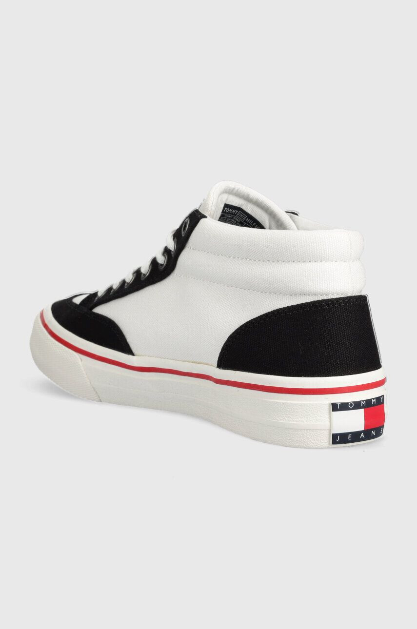 Tommy Jeans Високи кецове SKATE CANVAS MID в бяло EM0EM01154 - Pepit.bg