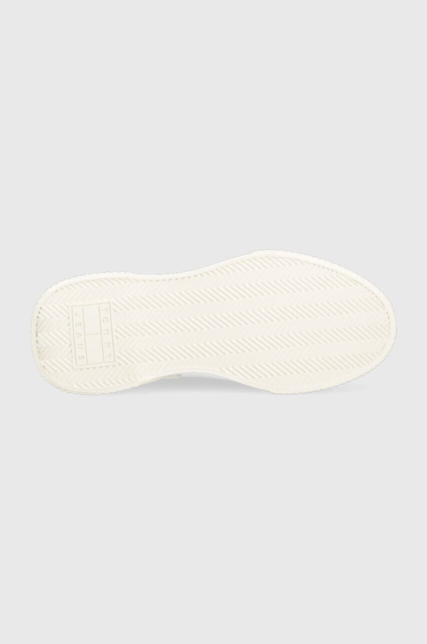 Tommy Jeans Високи кецове VULC PLAT. CANVAS MC в бяло EN0EN02091 - Pepit.bg