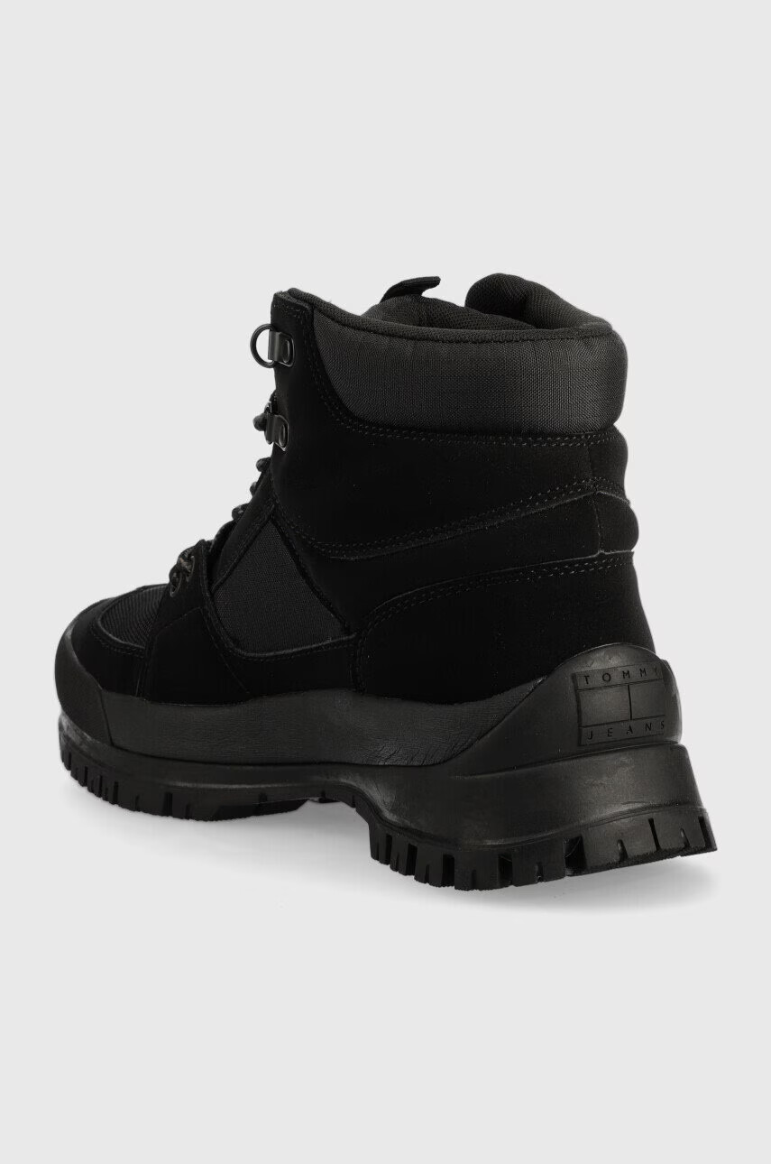 Tommy Jeans Високи обувки Urban Boot в черно - Pepit.bg